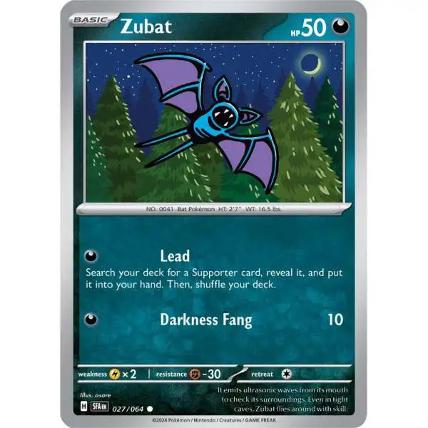 Pokemon Trading Card Game Shrouded Fable Common Zubat #27