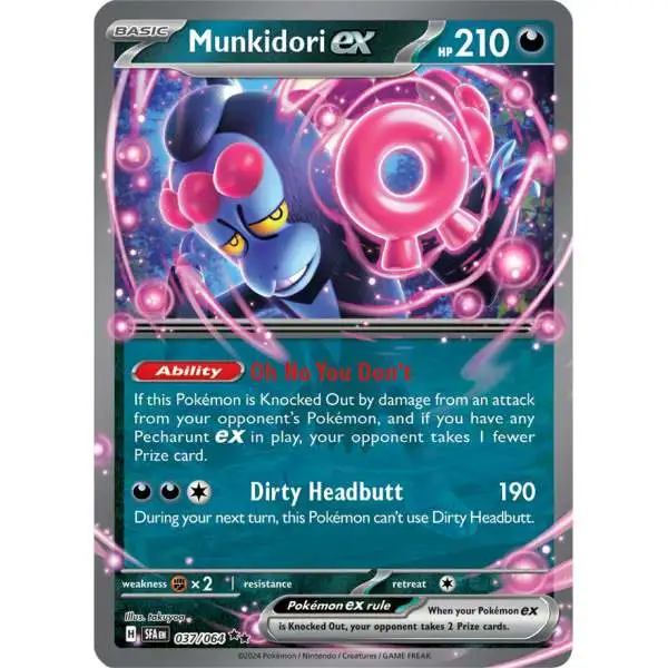 Pokemon Trading Card Game Shrouded Fable Double Rare Munkidori ex #37