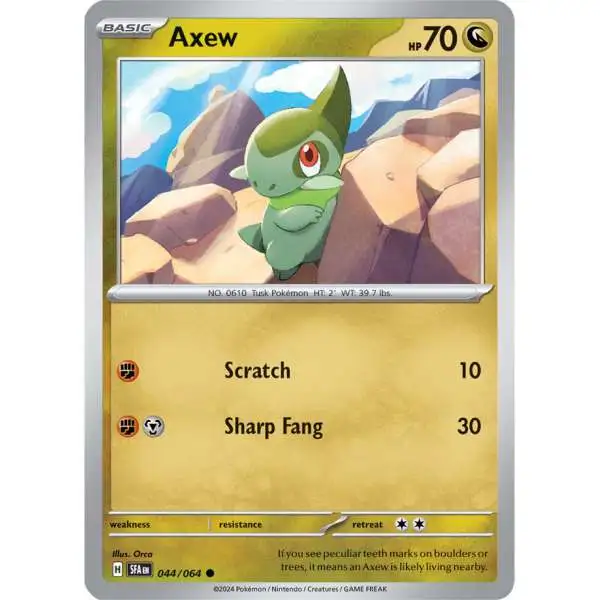 Pokemon Trading Card Game Shrouded Fable Common Axew #44