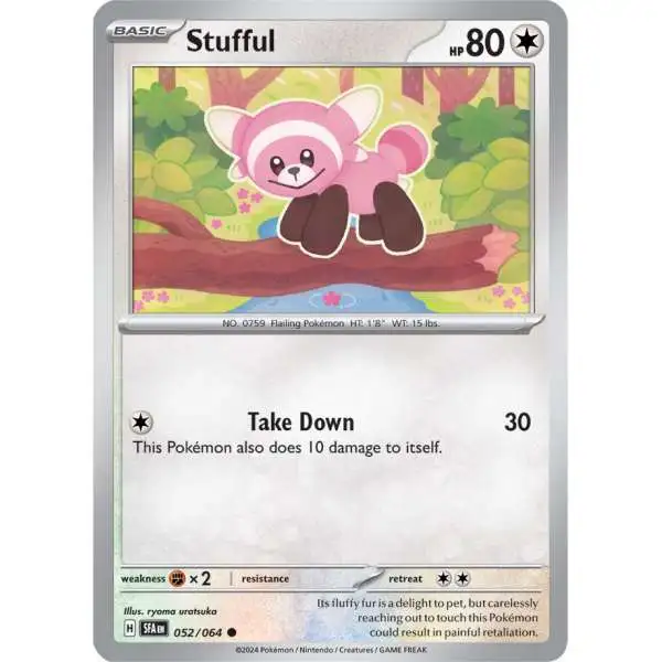 Pokemon Trading Card Game Shrouded Fable Common Stufful #52