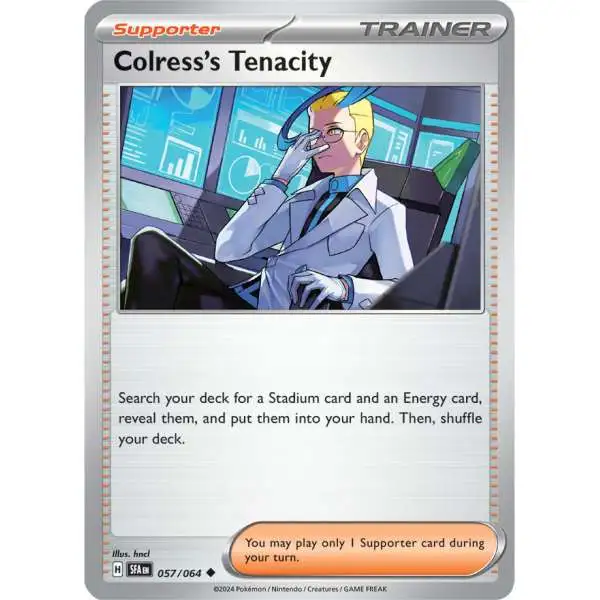 Pokemon Trading Card Game Shrouded Fable Uncommon Colress's Tenacity #57