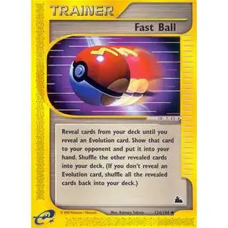Pokemon Skyridge Uncommon Fast Ball #124
