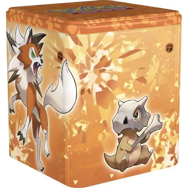 pokemon stacking tin booster packs - Tins 3 Pokemon TCG booster packs and 2 Pokemon sticker sheets Pokemon Sword & Shield Fierce