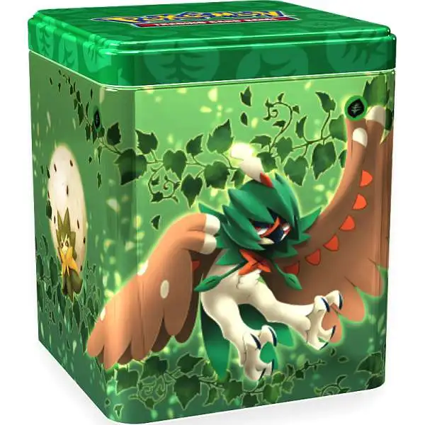 Pokemon Sword & Shield Grass Stacking Tin [3 Booster Packs & 1 Coin]