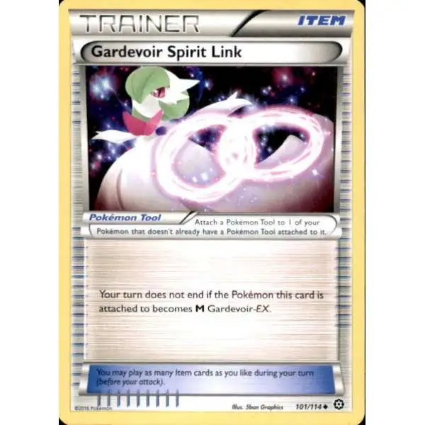 Pokemon Trading Card Game XY Steam Siege Uncommon Gardevoir Spirit Link #101