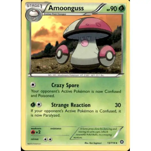 Pokemon Trading Card Game XY Steam Siege Rare Amoonguss #13