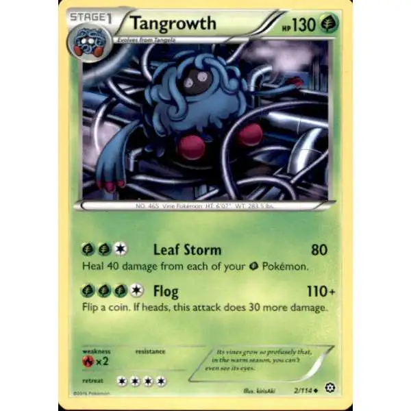 Pokemon Trading Card Game XY Steam Siege Uncommon Tangrowth #2
