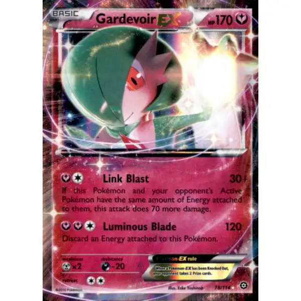 Pokemon Trading Card Game XY Steam Siege Ultra Rare Gardevoir EX #78 [Lightly Played]