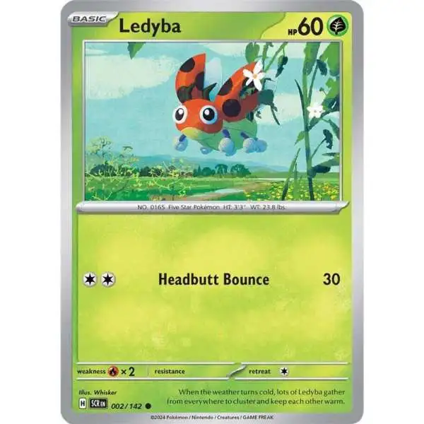 Pokemon Trading Card Game Stellar Crown Common Ledyba #2