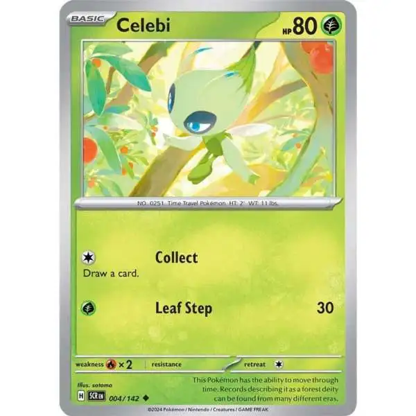 Pokemon Trading Card Game Stellar Crown Uncommon Celebi #4
