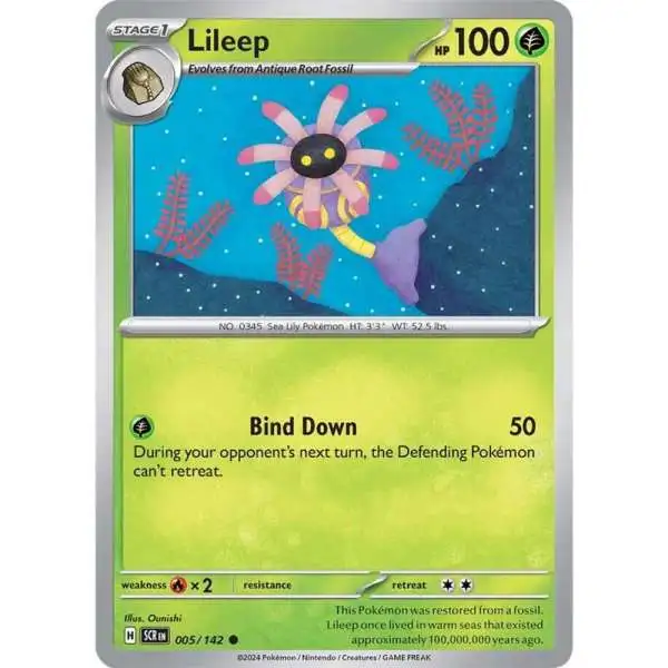Pokemon Trading Card Game Stellar Crown Common Lileep #5