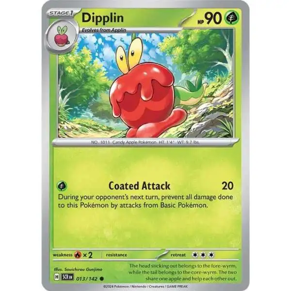 Pokemon Trading Card Game Stellar Crown Common Dipplin #13