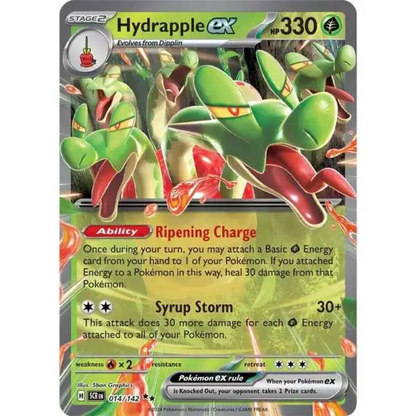 Pokemon Trading Card Game Stellar Crown Double Rare Hydrapple ex #14
