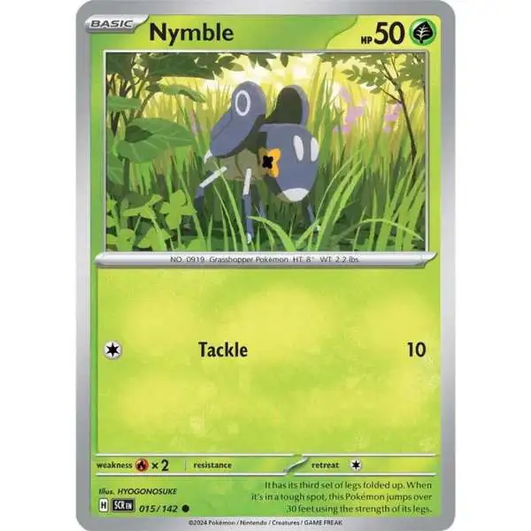 Pokemon Trading Card Game Stellar Crown Common Nymble #15