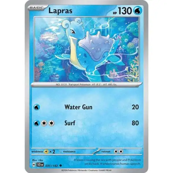 Pokemon Trading Card Game Stellar Crown Uncommon Lapras #31