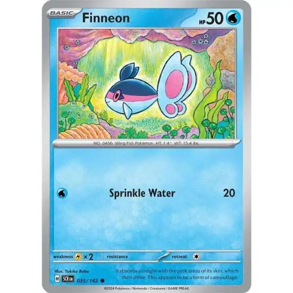 Pokemon Trading Card Game Stellar Crown Common Finneon #35
