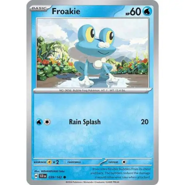 Pokemon Trading Card Game Stellar Crown Common Froakie #39