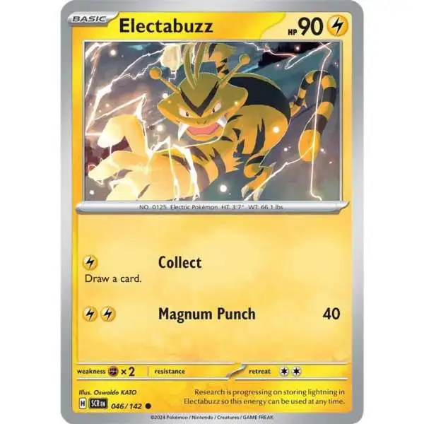 Pokemon Trading Card Game Stellar Crown Common Electabuzz #46