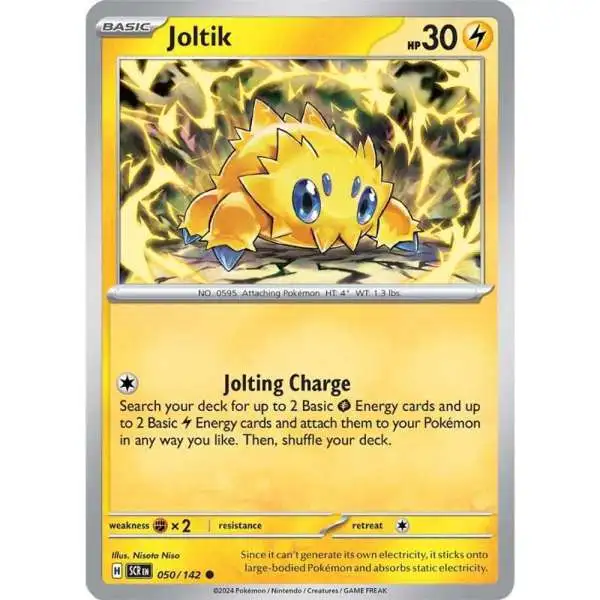 Pokemon Trading Card Game Stellar Crown Common Joltik #50