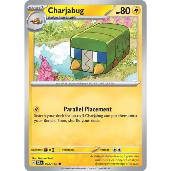 Pokemon Trading Card Game Stellar Crown Common Charjabug #52