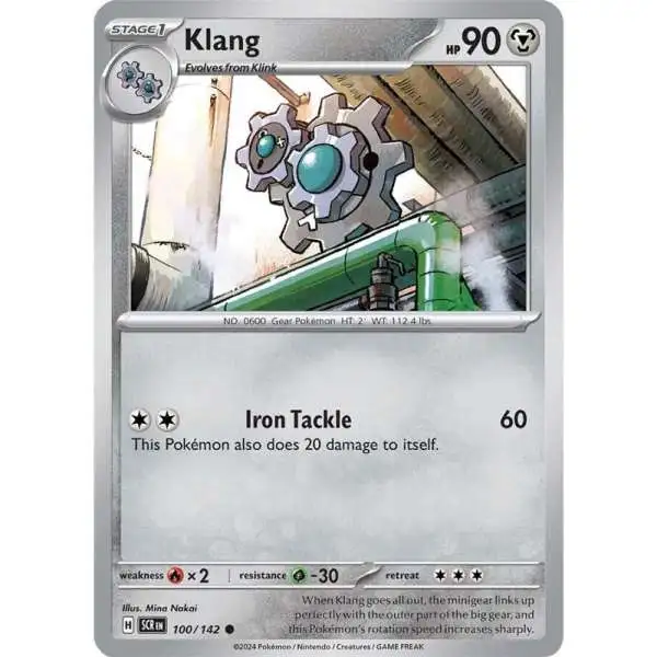 Pokemon Trading Card Game Stellar Crown Common Klang #100