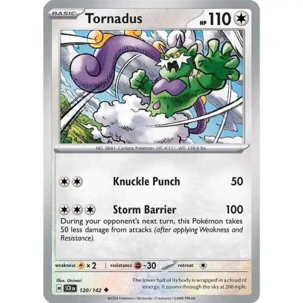 Pokemon Trading Card Game Stellar Crown Uncommon Tornadus #120