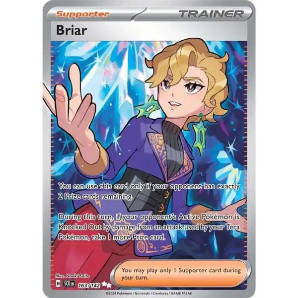 Pokemon Trading Card Game Stellar Crown Ultra Rare Briar #163
