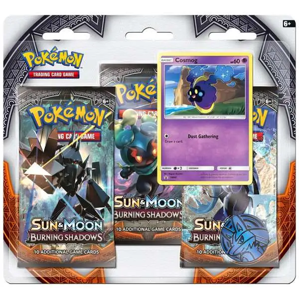 Pokemon Sun & Moon Burning Shadows Cosmog Special Edition [3 Booster Packs, Promo Card & Coin]
