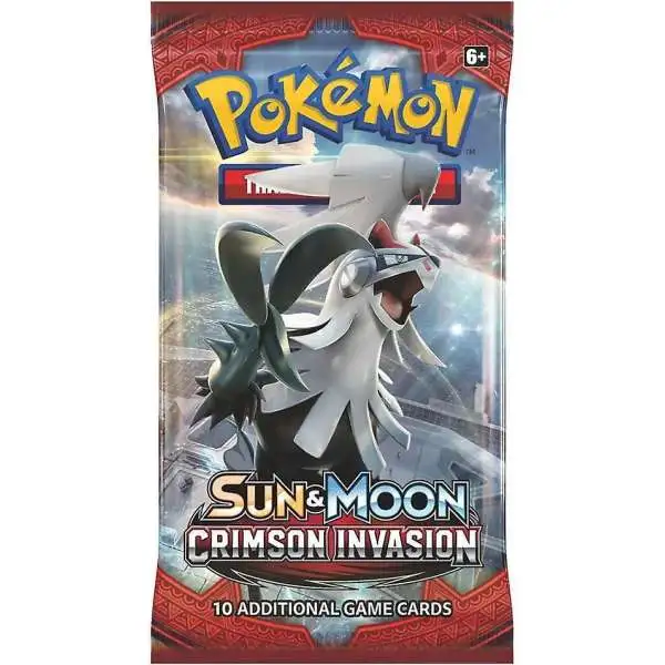 Pokemon Sun & Moon Crimson Invasion Booster Pack [10 Cards]