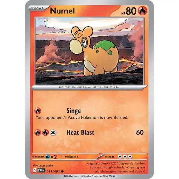 Pokemon Trading Card Game Paldean Fates Common Numel #11