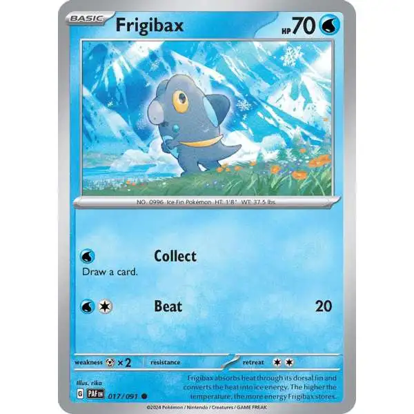 Pokemon Trading Card Game Paldean Fates Common Frigibax #17