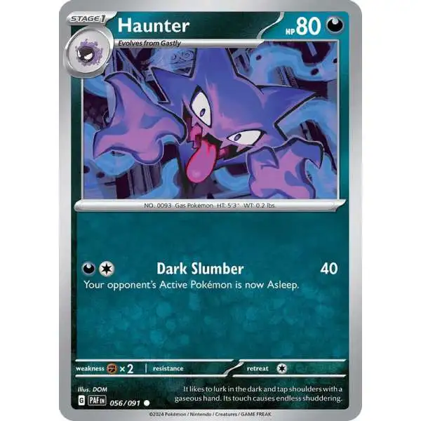 Pokemon Trading Card Game Paldean Fates Common Haunter #56