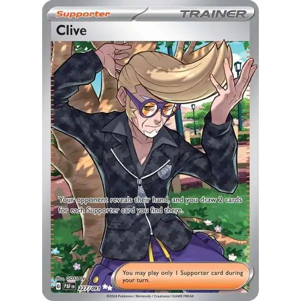 Pokemon Trading Card Game Paldean Fates Secret Rare Clive #227