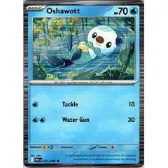 Pokemon Trading Card Game Scarlet & Violet White Flare Promo Foil Oshawott #21