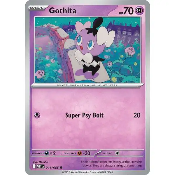 Pokemon Trading Card Game White Flare Common Gothita #41