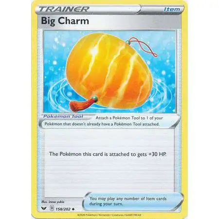 Pokemon Trading Card Game Sword & Shield Base Set Uncommon Big Charm #158