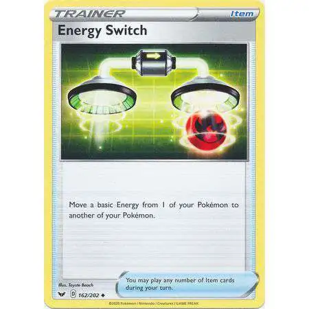 Pokemon Trading Card Game Sword & Shield Base Set Uncommon Energy Switch #162