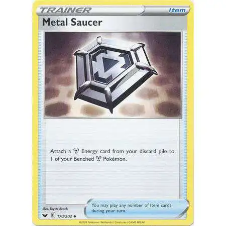 Pokemon Trading Card Game Sword & Shield Base Set Uncommon Metal Saucer #170