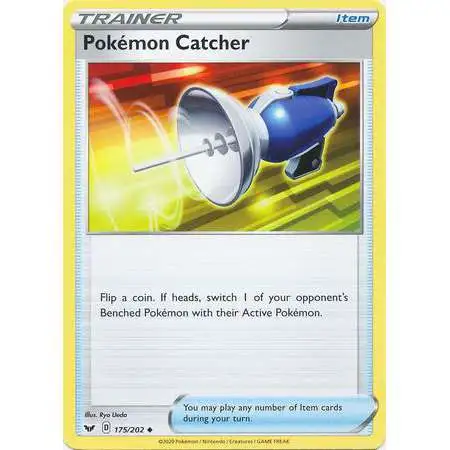 Trading Card Game Sword & Shield Base Set Uncommon Pokemon Catcher #175