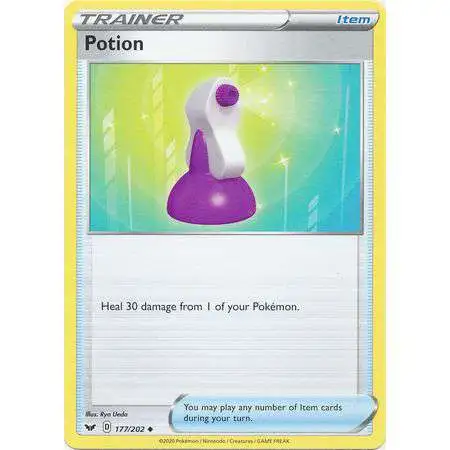 Pokemon Trading Card Game Sword & Shield Base Set Uncommon Potion #177