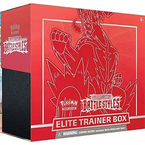 Pokemon Sword & Shield Battle Styles Gigantamax Urshifu Single Strike Elite Trainer Box [8 Booster Packs, 65 Card Sleeves, 45 Energy Cards & More]