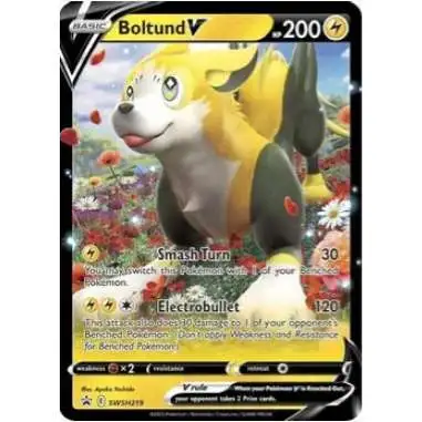 Pokemon Sword and Shield Promo Ultra Rare Boltund V #219