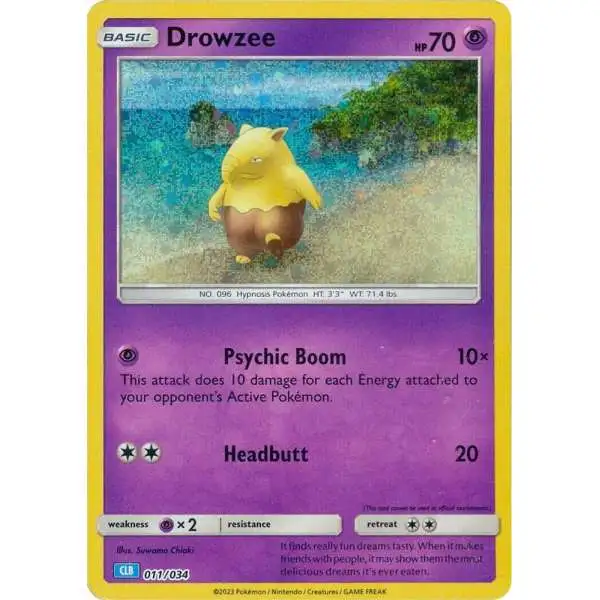 Pokemon Trading Card Game Classic Classic Collection Drowzee #11 [CLB]