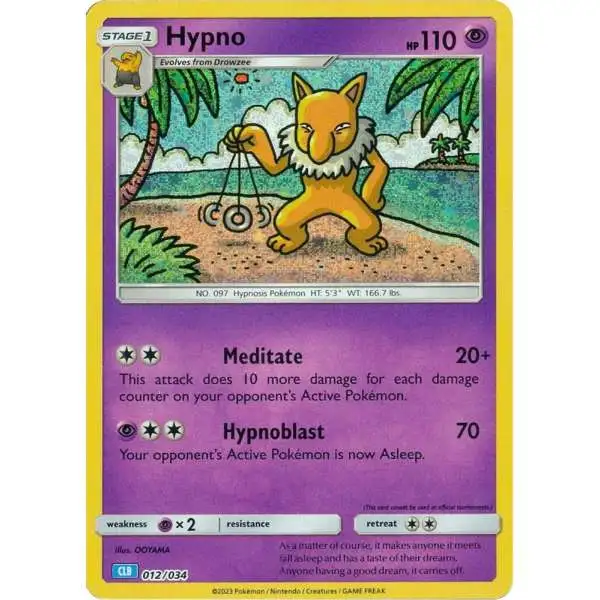 Pokemon Trading Card Game Classic Classic Collection Hypno #12 [CLB]