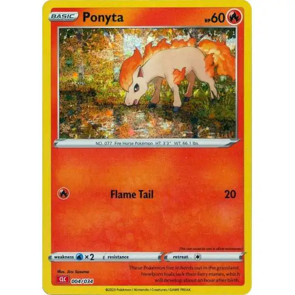 pokemon trading card game: classic collection Game Classic Ponyta #4 [CLC] Not only does this set offer high Pokemon Trading Card Game: 30th