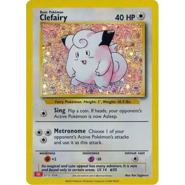 Pokemon Trading Card Game Classic Classic Collection Clefairy #13 [CLC]