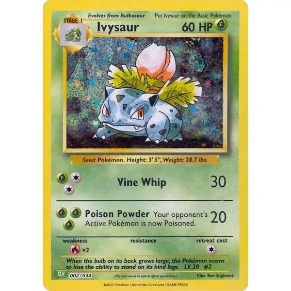 Pokemon Trading Card Game Classic Classic Collection Ivysaur #2 [CLV]