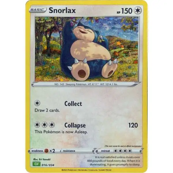 Pokemon Trading Card Game Classic Classic Collection Snorlax #16 [CLV]
