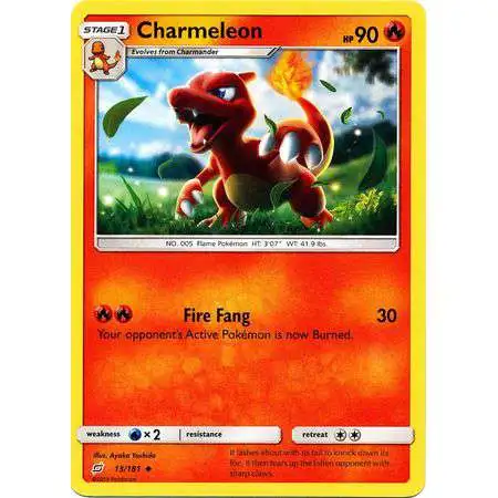 Pokemon Trading Card Game Sun & Moon Team Up Uncommon Charmeleon #13 [Reverse Holo]