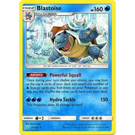Pokemon Trading Card Game Sun & Moon Team Up Rare Blastoise #25